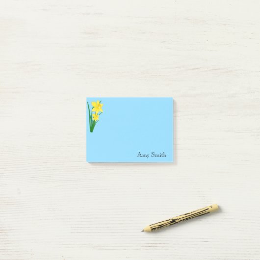 Post-it-Notes-Daffodils Post-it Notes Klebezettel (Auf Schreibtisch)