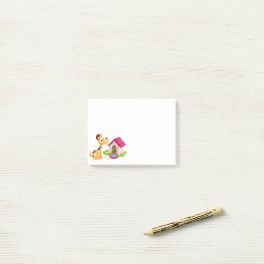 Post-it-Notes-Dog Post-it Klebezettel (Auf Schreibtisch)