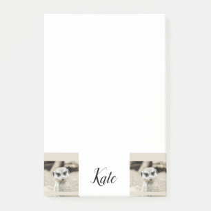 Post-it Notes Erdmännchen Klebezettel