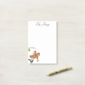 Post-it Notes Fairy Horse Skunk Ola, Amigo Klebezettel (Auf Schreibtisch)