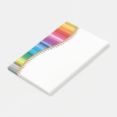 Post-it-Notes-farbige Stifte Post-it Klebezettel (angewinkelt)