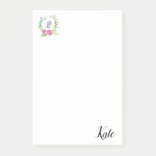 Post-it Notes Floraler Elefant Klebezettel