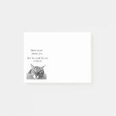 Post it Notes-Funny Cat Post-it Klebezettel (Vorderseite)