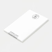 Post-It-Notes für kundenspezifische Firmenlogos Post-it Klebezettel (angewinkelt)