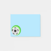 Post-it-Notes-Fußball-Ball Post-it Klebezettel (Vorderseite)