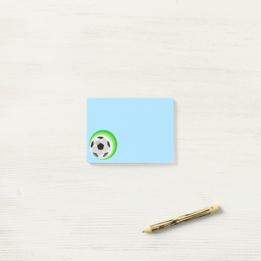 Post-it-Notes-Fußball-Ball Post-it Klebezettel (Auf Schreibtisch)
