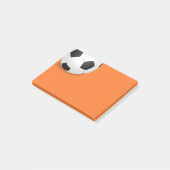 Post-it-Notes-Fußball-Ball Post-it Klebezettel (angewinkelt)