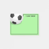 Post-it-Notes-Fußball-Ball Post-it Klebezettel (Vorderseite)