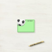 Post-it-Notes-Fußball-Ball Post-it Klebezettel (Auf Schreibtisch)