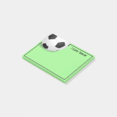 Post-it-Notes-Fußball-Ball Post-it Klebezettel (angewinkelt)