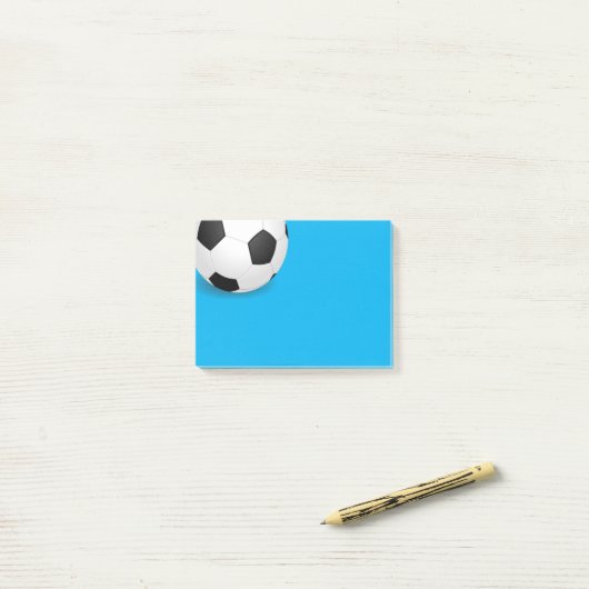 Post-it-Notes-Fußball-Ball Post-it Klebezettel (Auf Schreibtisch)