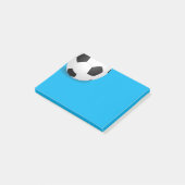 Post-it-Notes-Fußball-Ball Post-it Klebezettel (angewinkelt)