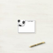 Post-it-Notes-Fußball-Ball Post-it Klebezettel (Auf Schreibtisch)