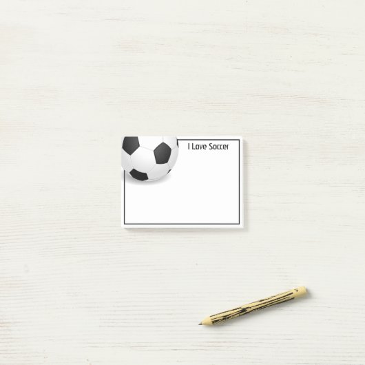 Post-it-Notes-Fußball-Ball Post-it Klebezettel (Auf Schreibtisch)