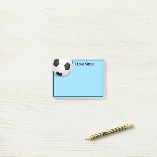 Post-it-Notes-Fußball-Ball Post-it Klebezettel (Auf Schreibtisch)