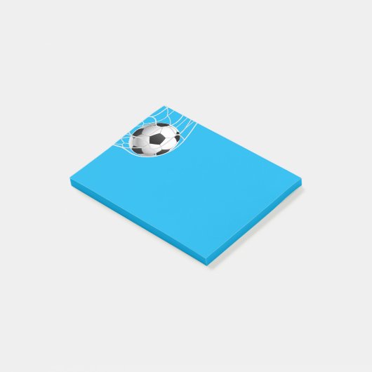 Post-it-Notes-Fußball-Ball Post-it Klebezettel (angewinkelt)
