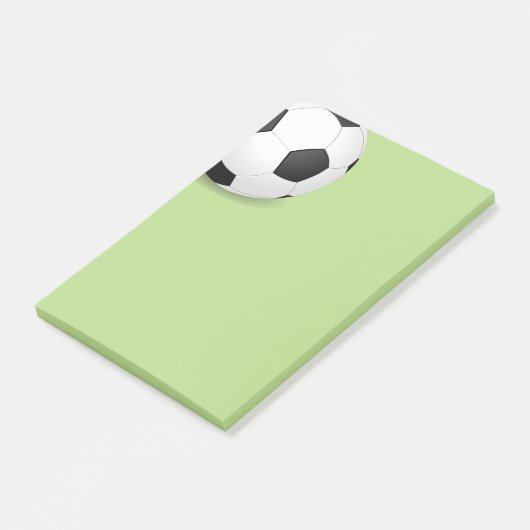 Post-it-Notes-Fußball-Ball Post-it Klebezettel (angewinkelt)