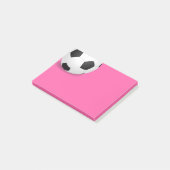 Post-it-Notes-Fußball-Ball Post-it Klebezettel (angewinkelt)