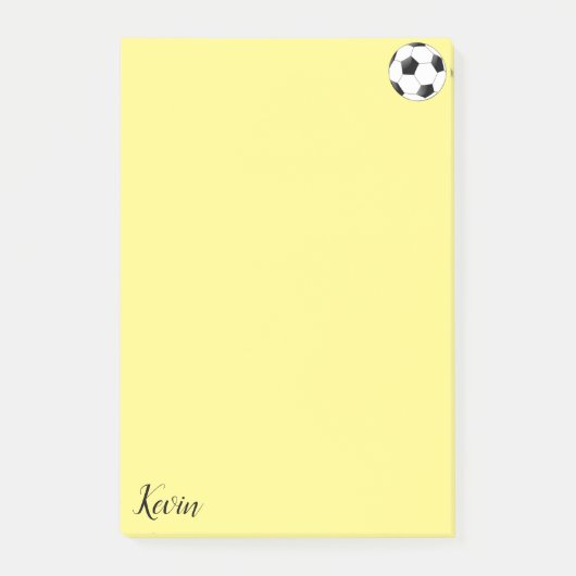 Post-it Notes Fußball Klebezettel (Vorderseite)