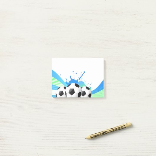 Post-it-Notes-Fußball Post-it Klebezettel (Auf Schreibtisch)