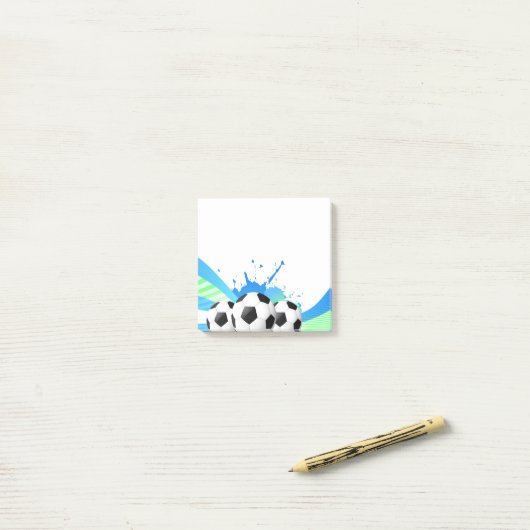 Post-it-Notes-Fußball Post-it Klebezettel (Auf Schreibtisch)