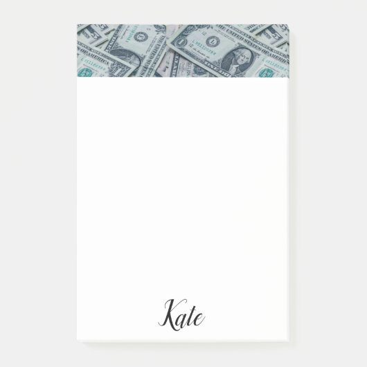 Post-it Notes Geld Klebezettel (Vorderseite)