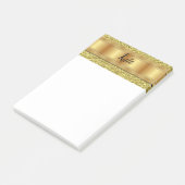 Post-it Notes Gold Klebezettel (angewinkelt)