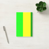 Post-it Notes Grün Gelb Streifen Klebezettel (Büro)