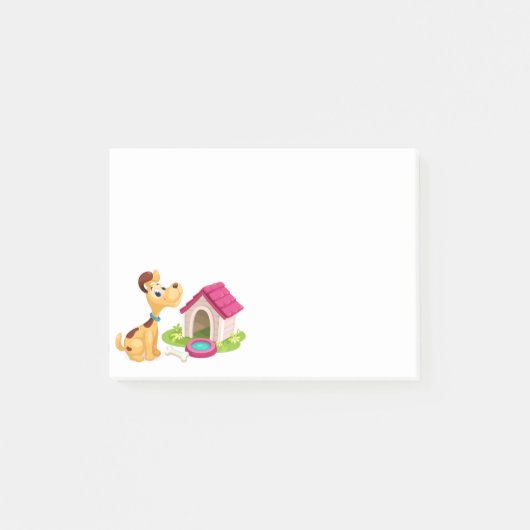Post-it-Notes-Hund Post-it Klebezettel (Vorderseite)