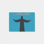 Post-It Notes i love jesus Post-it Klebezettel (Vorderseite)