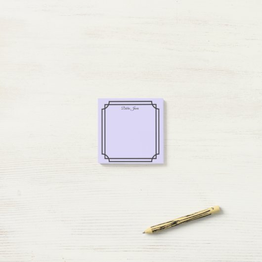 Post-it-Notes-Individuelle Name Post-it Klebezettel (Auf Schreibtisch)