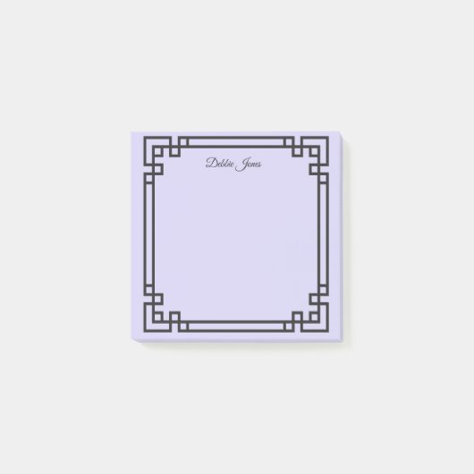 Post-it-Notes-Individuelle Name Post-it Klebezettel (Vorderseite)