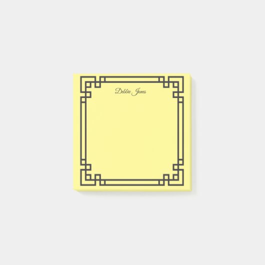 Post-it-Notes-Individuelle Name Post-it Klebezettel (Vorderseite)