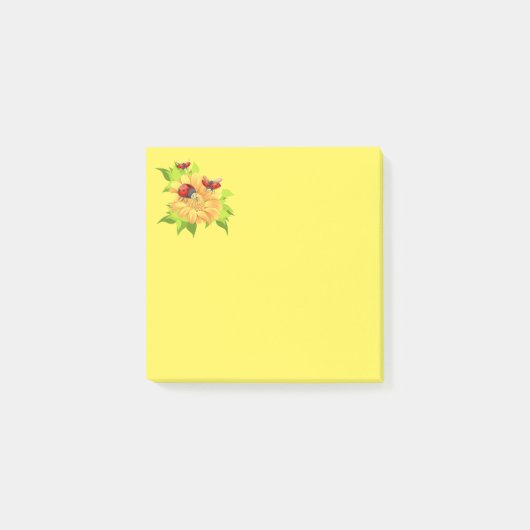 Post-it-Notes-Ladybugs Post-it Klebezettel (Vorderseite)