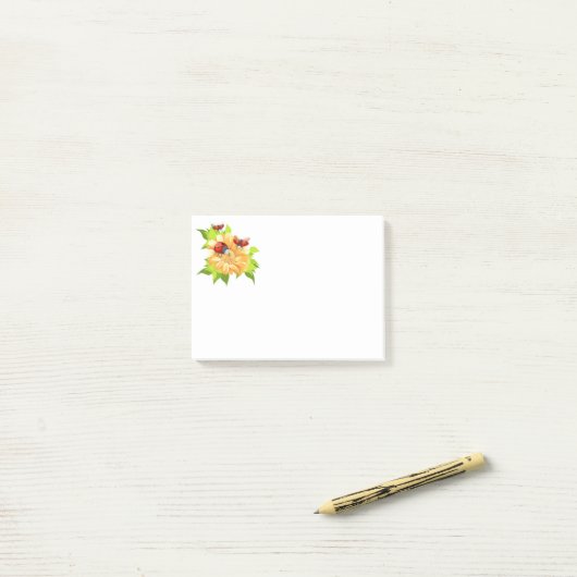 Post-it-Notes-Ladybugs Post-it Klebezettel (Auf Schreibtisch)