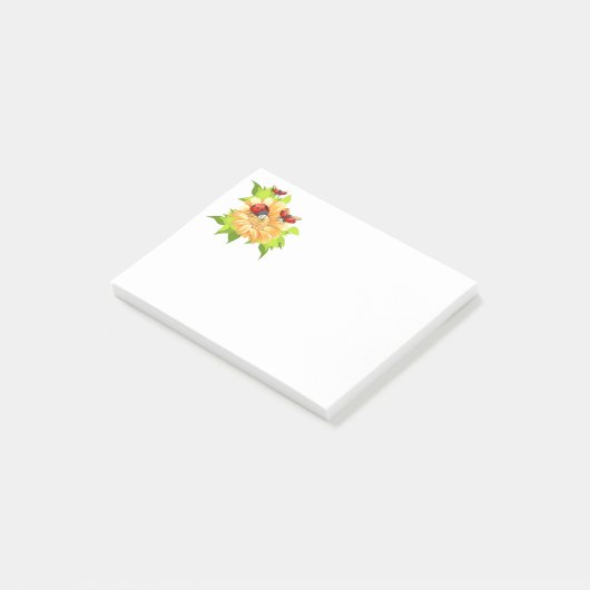 Post-it-Notes-Ladybugs Post-it Klebezettel (angewinkelt)