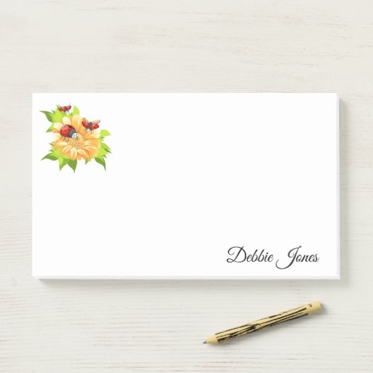 Post-it-Notes-Ladybugs Post-it Klebezettel (Auf Schreibtisch)