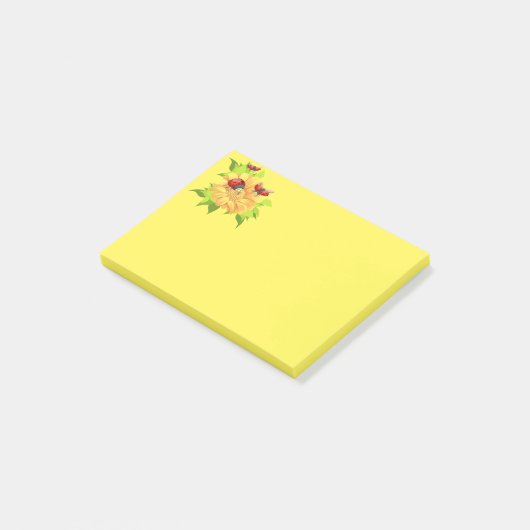 Post-it-Notes-Ladybugs Post-it Klebezettel (angewinkelt)