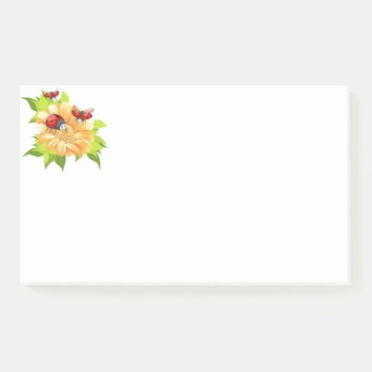 Post-it-Notes-Ladybugs Post-it Klebezettel (Vorderseite)