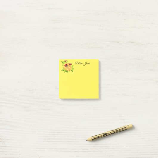 Post-it-Notes-Ladybugs Post-it Klebezettel (Auf Schreibtisch)