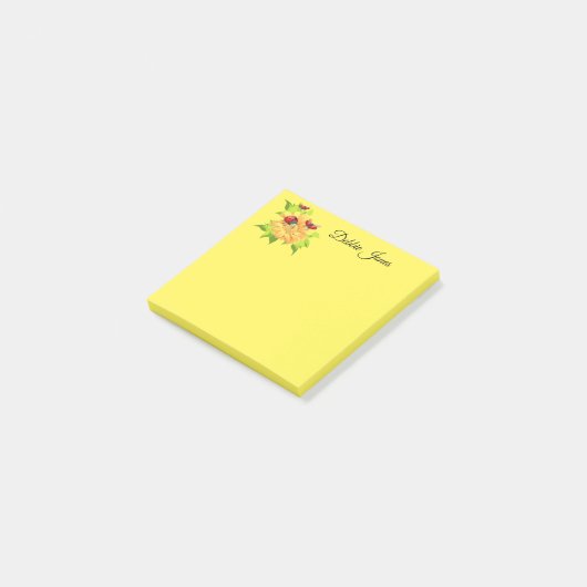Post-it-Notes-Ladybugs Post-it Klebezettel (angewinkelt)