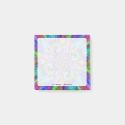 Post-it Notes — Make time Post-it Klebezettel (Vorderseite)