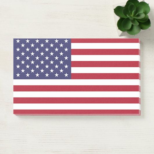 Post-it-Notes mit Flagge der USA Post-it Klebezettel (Büro)