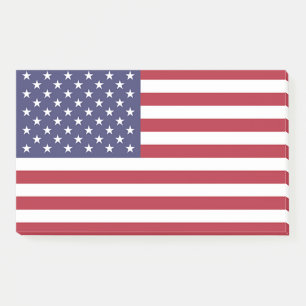 Post-it-Notes mit Flagge der USA Post-it Klebezettel