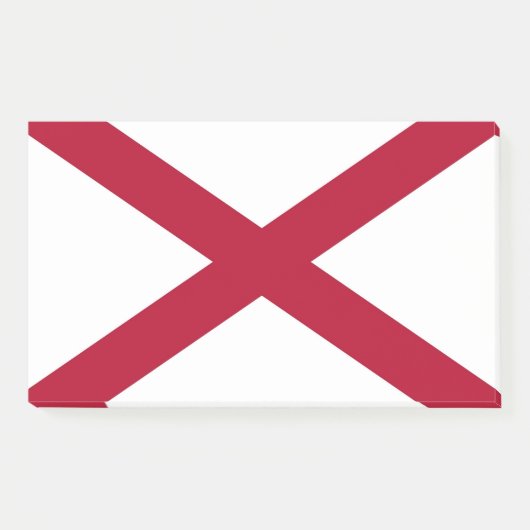 Post-it Notes mit Flagge von Alabama, USA Klebezettel (Vorderseite)