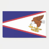 Post-it Notes mit Flagge von Amerikanisch-Samoa, U Klebezettel (Vorderseite)