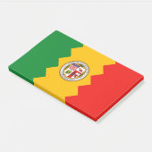 Post-it Notes mit Flagge von Los Angeles, USA Klebezettel (angewinkelt)