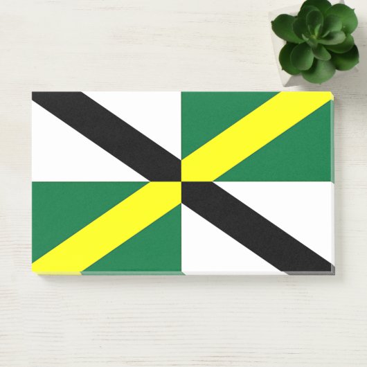 Post-it Notes mit Flagge von Monterey, USA Klebezettel (Büro)