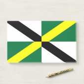 Post-it Notes mit Flagge von Monterey, USA Klebezettel (Auf Schreibtisch)