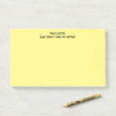 Post-It-Notes mit humorvoller Warnmeldung Post-it Klebezettel (Auf Schreibtisch)